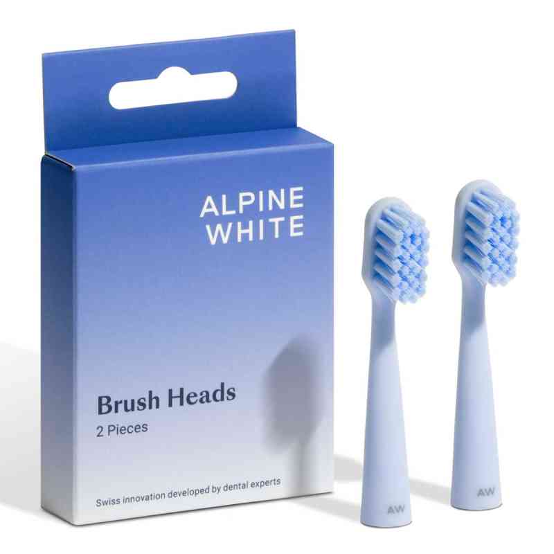 Alpine White Bürstenköpfe 2 stk von Cobea GmbH PZN 20597201