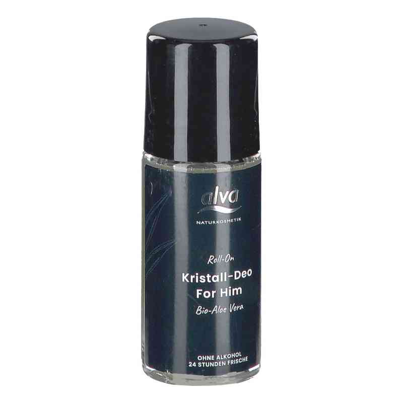 Alva for him Roll on Deo Kristall 50 ml von alva naturkosmetik GmbH & Co. KG PZN 02833804