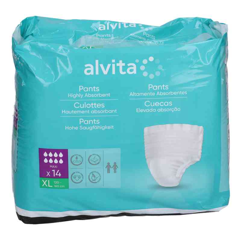 Alvita Inkontinenz Pants Maxi Xl 14 stk von Alliance Healthcare Deutschland GmbH PZN 17903255