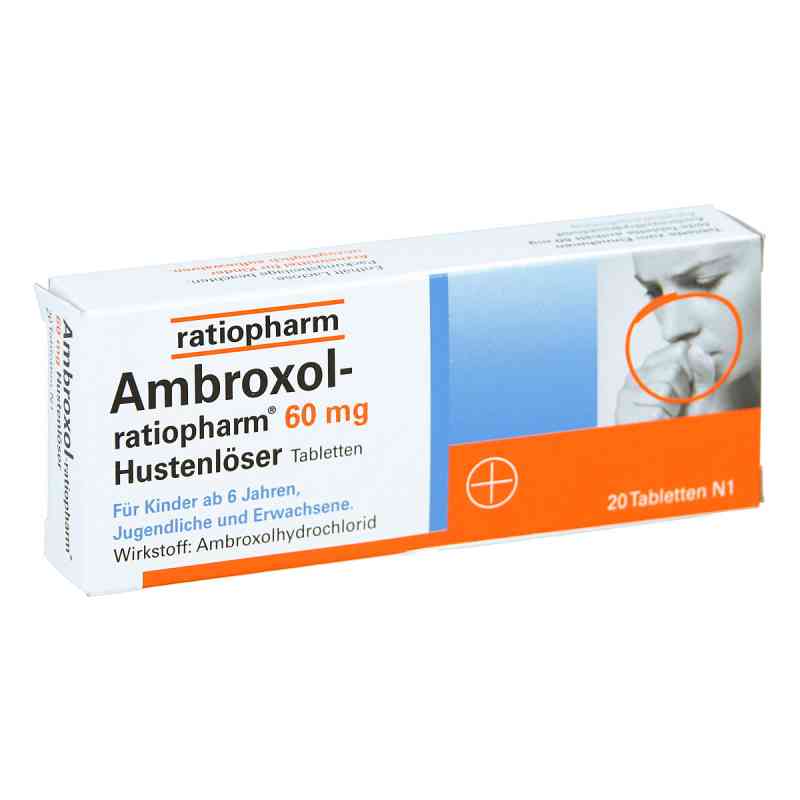 Ambroxol-ratiopharm 60mg Hustenlöser 20 stk von ratiopharm GmbH PZN 00680868