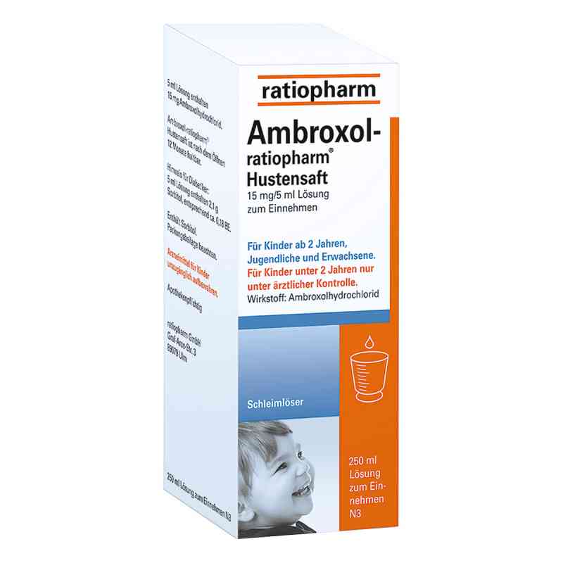 Ambroxol ratiopharm Hustensaft 250 ml von ratiopharm GmbH PZN 00563111