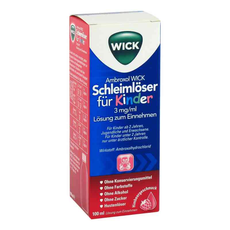 Ambroxol WICK Schleimlöser für Kinder 3mg/ml Lsg.z.Einn. 100 ml von WICK Pharma - Zweigniederlassung der Procter & Gam PZN 10299744