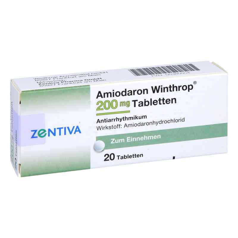 Amiodaron Winthrop 200 mg Tabletten 20 stk von Zentiva Pharma GmbH PZN 05380504