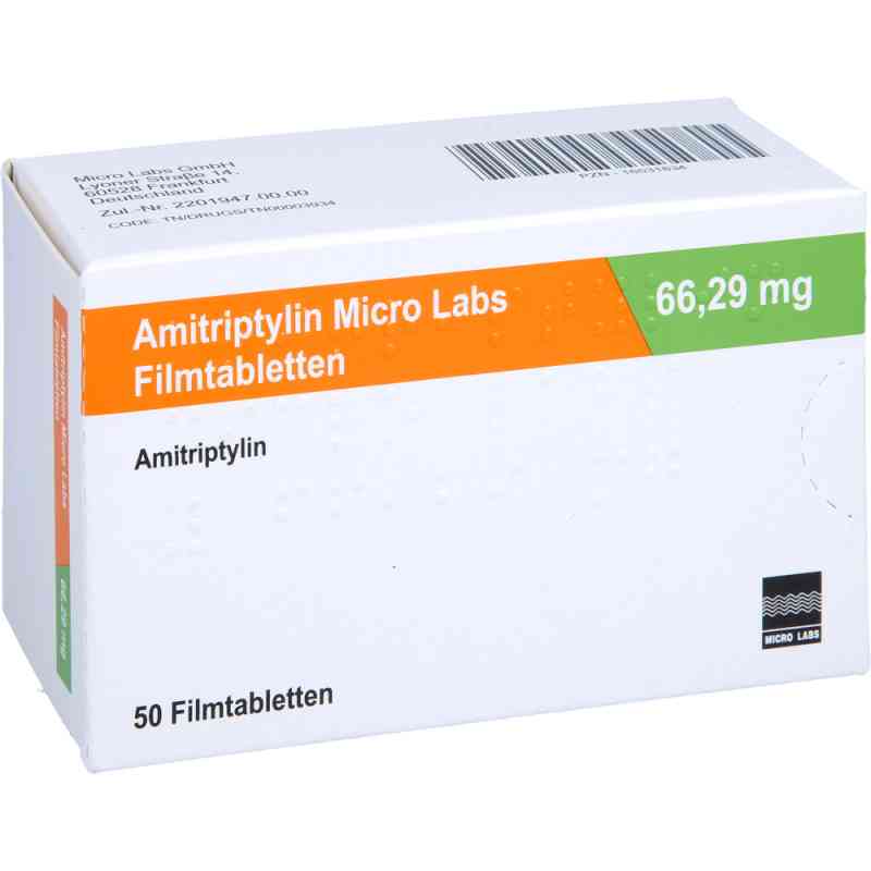 Amitriptylin Micro Labs 66,29 mg Filmtabletten 50 stk