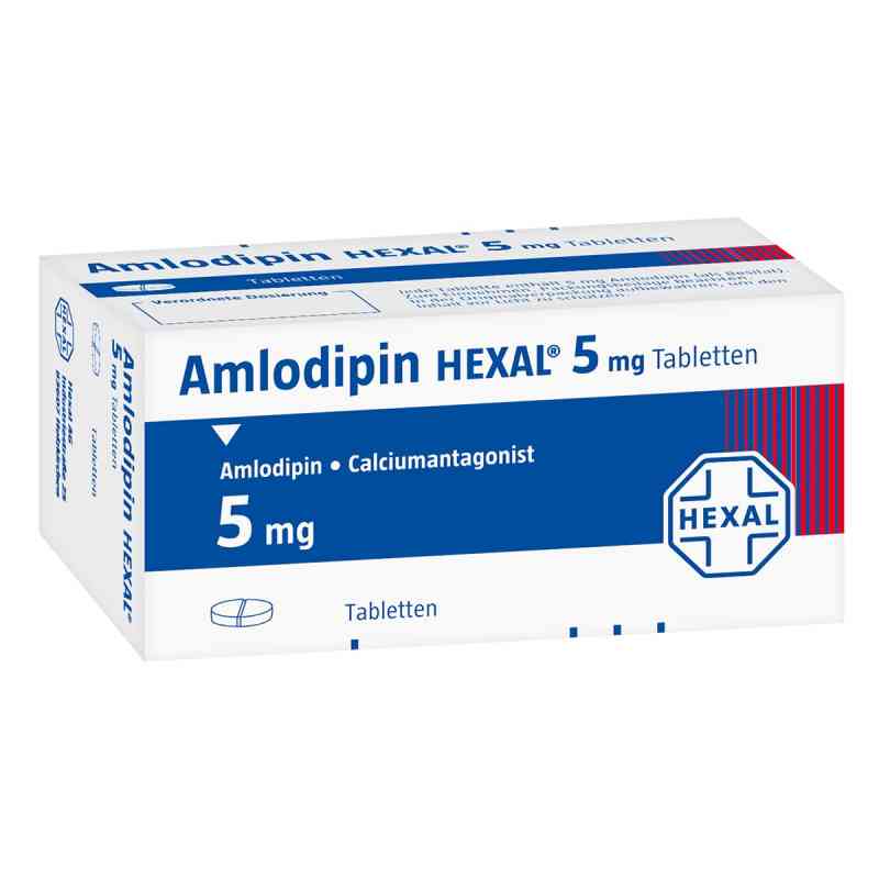 Amlodipin HEXAL 5mg 100 stk von Hexal AG PZN 07018606