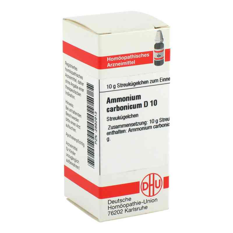 Ammonium Carbonicum D10 Globuli 10 g von DHU-Arzneimittel GmbH & Co. KG PZN 02892913