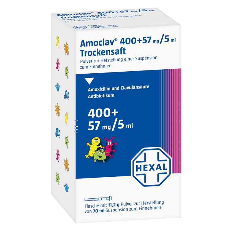 Amoclav 400mg+57mg/5ml 140 ml von Hexal AG PZN 02563575