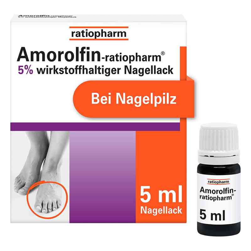 Amorolfin ratiopharm 5% - bei Nagelpilz 5 ml von ratiopharm GmbH PZN 09199196