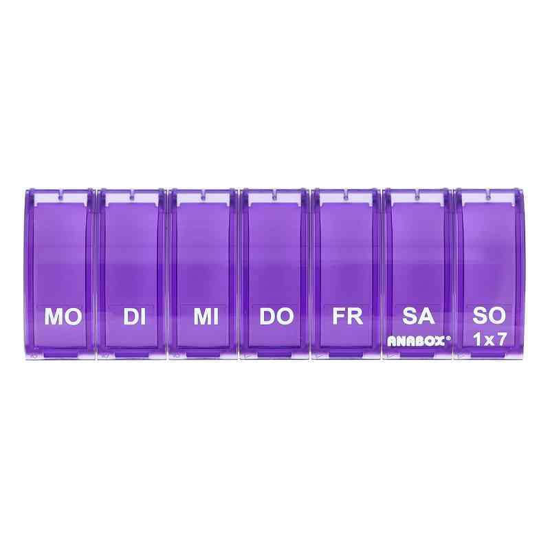 Anabox 1x7 lila 1 stk von WEPA Apothekenbedarf GmbH & Co KG PZN 09703387