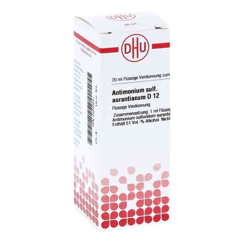 Antimonium Sulf. Aurant. D12 Dilution 20 ml von DHU-Arzneimittel GmbH & Co. KG PZN 04203591