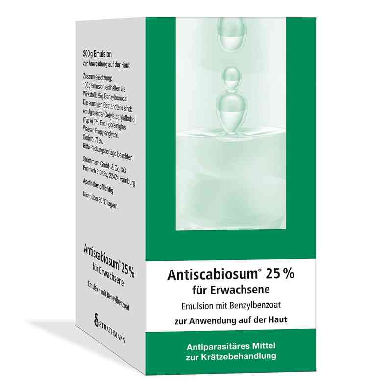 Antiscabiosum 25% zur Krätzebehandlung 200 g von Strathmann GmbH & Co.KG PZN 07286755
