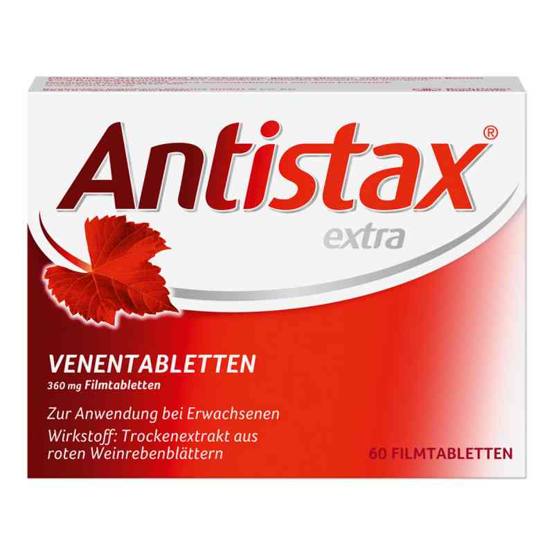 Antistax extra Venentabletten bei Venenleiden & Venenschwäche 60 stk von STADA Consumer Health Deutschlan PZN 00002335