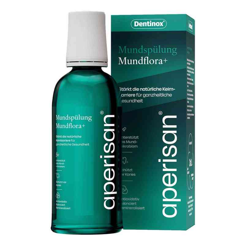 Aperisan® Mundspülung Mundflora+ 400 ml von Dentinox Gesellschaft für pharmazeutische Präparat PZN 19964255