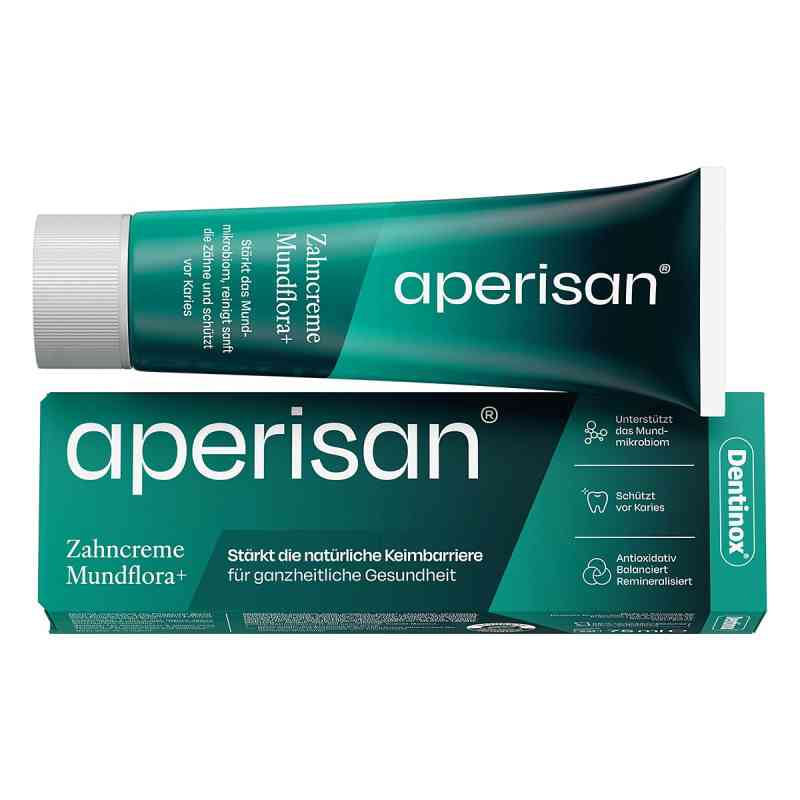 Aperisan® Zahncreme Mundflora+ 75 ml von Dentinox Gesellschaft für pharmazeutische Präparat PZN 19963899