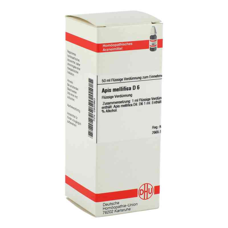 Apis Mellifica D6 Dilution 50 ml von DHU-Arzneimittel GmbH & Co. KG PZN 02800963