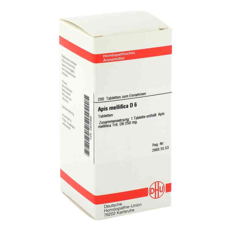 Apis Mellifica D6 Tabletten 200 stk von DHU-Arzneimittel GmbH & Co. KG PZN 02800986