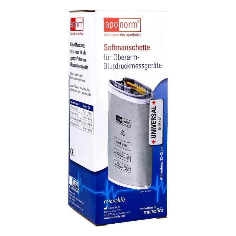 Aponorm Oberarmsoftmanschette M-l 22-42 cm 1 stk von WEPA Apothekenbedarf GmbH & Co KG PZN 15423775