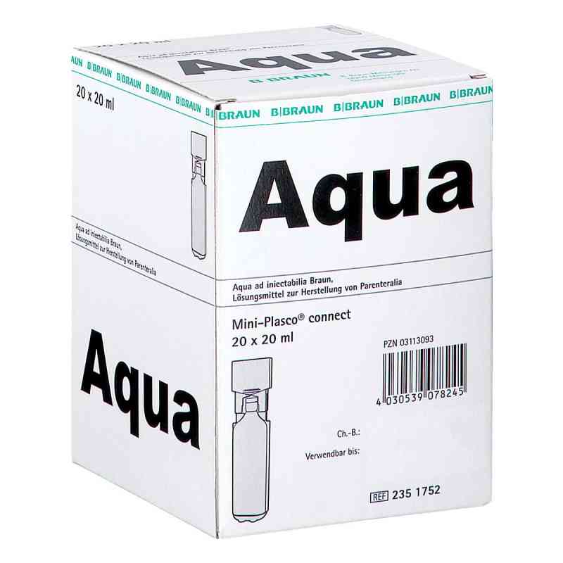 Aqua Ad Injectabilia Miniplasco connect iniecto -lsg. 20X20 ml von B. Braun Melsungen AG PZN 03113093