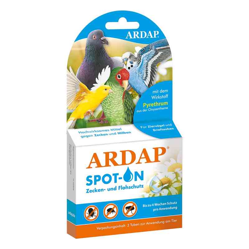Ardap Spot-on für Ziervögel und Brieftauben 2 stk von ARDAP CARE GmbH PZN 16356360