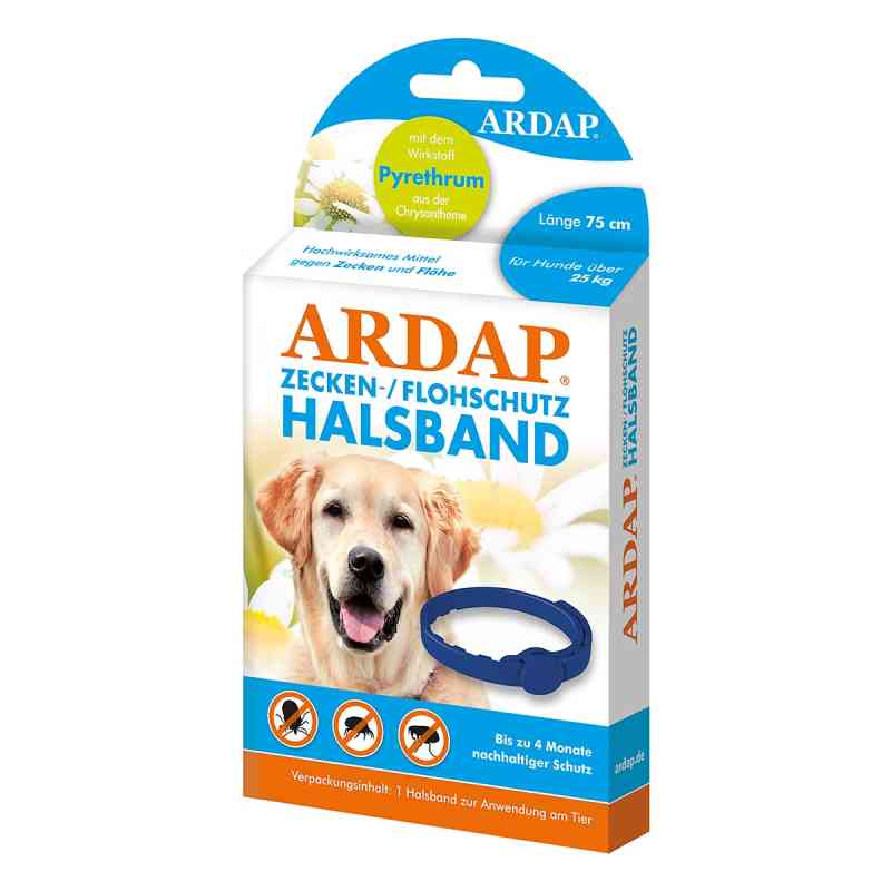 Ardap Zecken-/flohschutzhalsb.gr.hunde üb.25 kg 1 stk von ARDAP CARE GmbH PZN 11285253