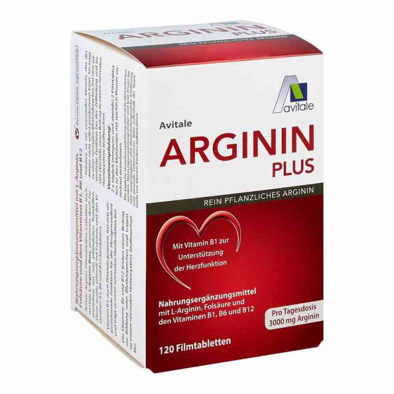 Arginin plus Vitamin B1+B6+B12+Folsäure Filmtabletten 120 stk von Avitale GmbH PZN 12470509