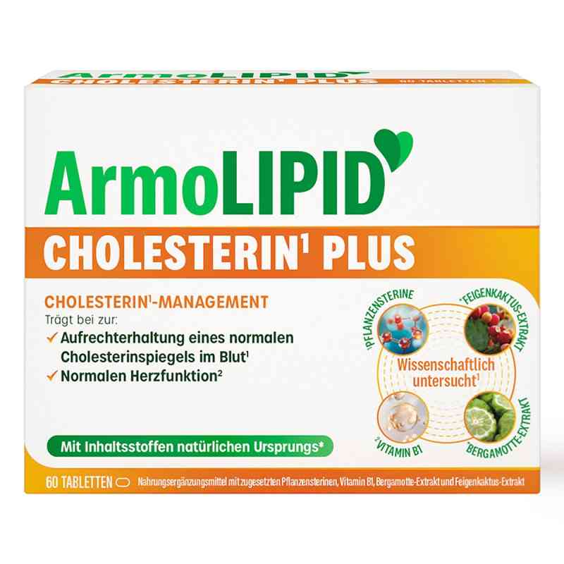 Armolipid Cholesterin Plus Tabletten 60 stk von Cooper Consumer Health Deutschland GmbH PZN 20045192