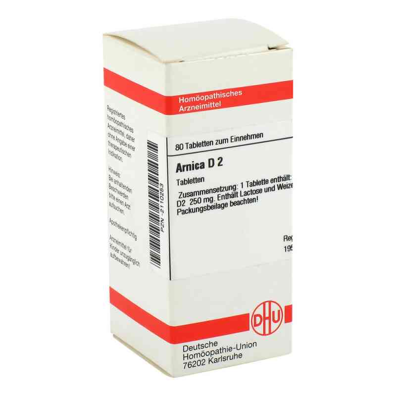 Arnica D2 Tabletten 80 stk von DHU-Arzneimittel GmbH & Co. KG PZN 02110253