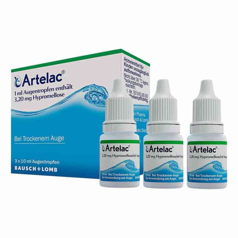 Artelac Augentropfen, Tränenersatzmittel 3X10 ml von Dr. Gerhard Mann PZN 04348208