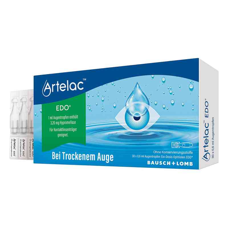 Artelac EDO Augentropfen, Tränenersatzmittel 30X0.6 ml von Dr. Gerhard Mann PZN 07617583