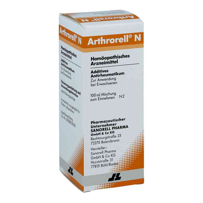 Arthrorell N Tropfen 100 ml von Sanorell Pharma GmbH PZN 05974617