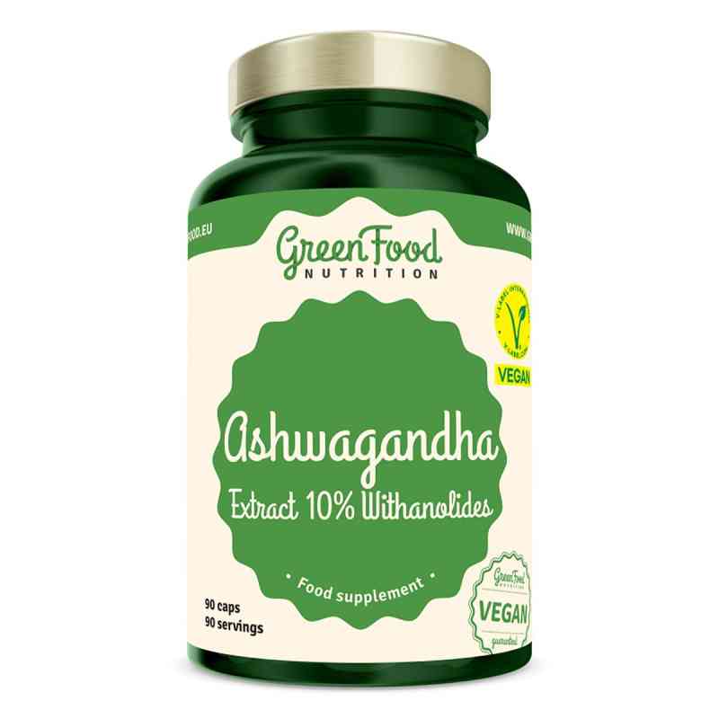 Ashwagandha Extrakt 10 % Withanolides Kapseln 90 stk von  PZN 08106554