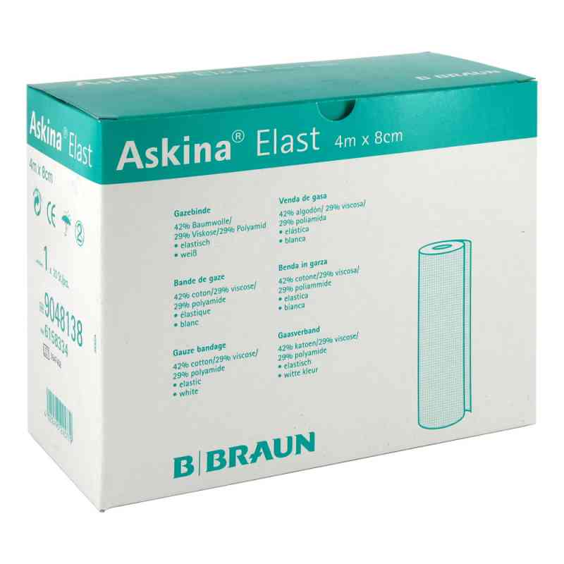 Askina Elast Binde 4mx8cm lose 20 stk von B. Braun Melsungen AG PZN 06158334