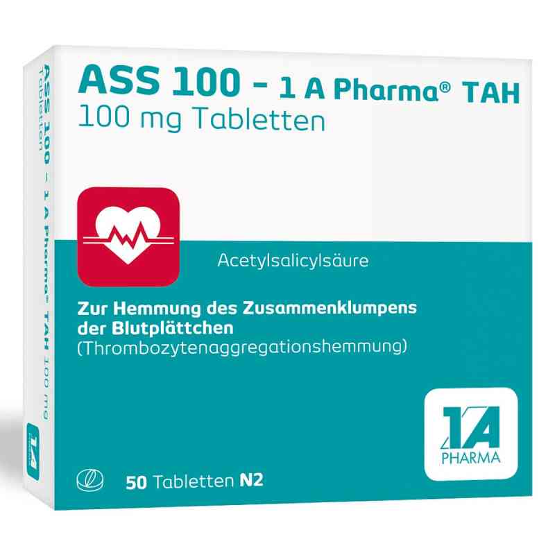 ASS 100 - 1 A Pharma® TAH 50 stk von 1 A Pharma GmbH PZN 06312060