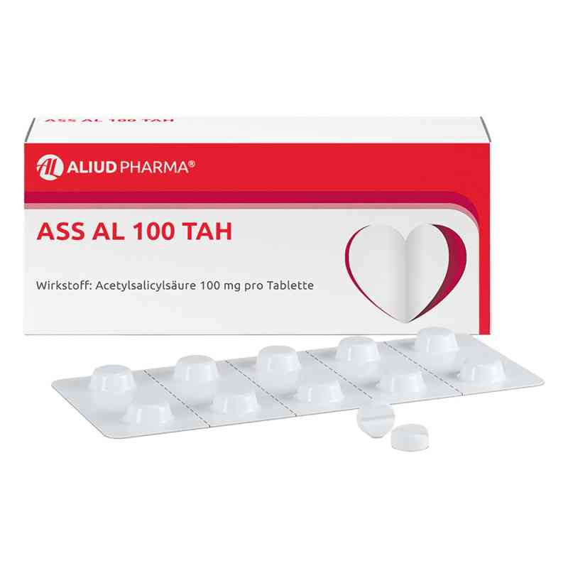 ASS AL 100 TAH bei erhöhtem Herzinfarkt- und Schlaganfallrisiko 100 stk von ALIUD Pharma GmbH PZN 03024202