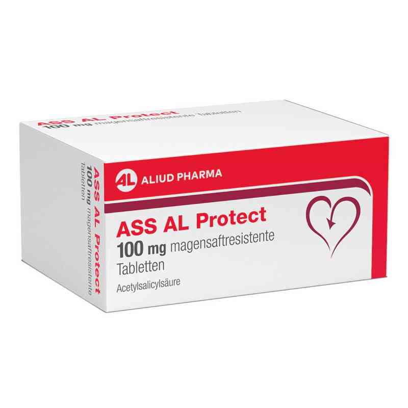 ASS AL Protect 100 mg bei Herzinfarkt- und Schlaganfallrisiko 50 stk von ALIUD Pharma GmbH PZN 00149972
