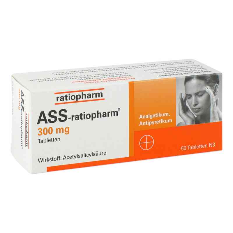 ASS ratiopharm 300mg 50 stk von ratiopharm GmbH PZN 03358305