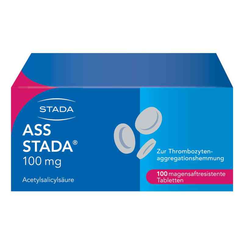 Ass Stada 100 mg magensaftresistente Tabletten 100 stk von STADA GmbH PZN 10544066