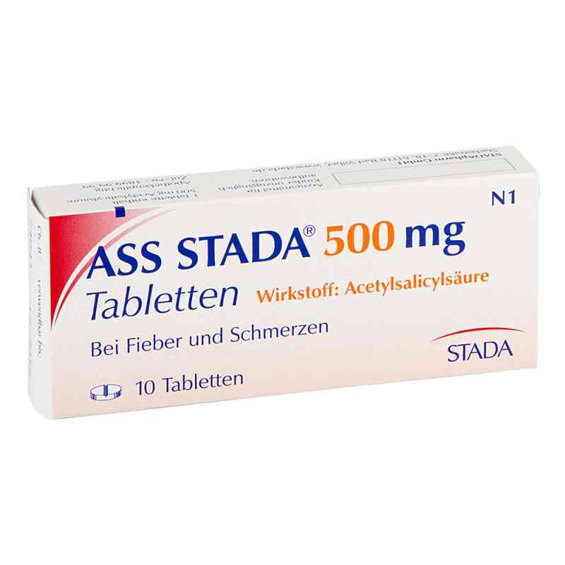 ASS STADA 500mg Acetylsalicylsäure Tabletten 10 stk von STADA Consumer Health Deutschland GmbH PZN 03366167