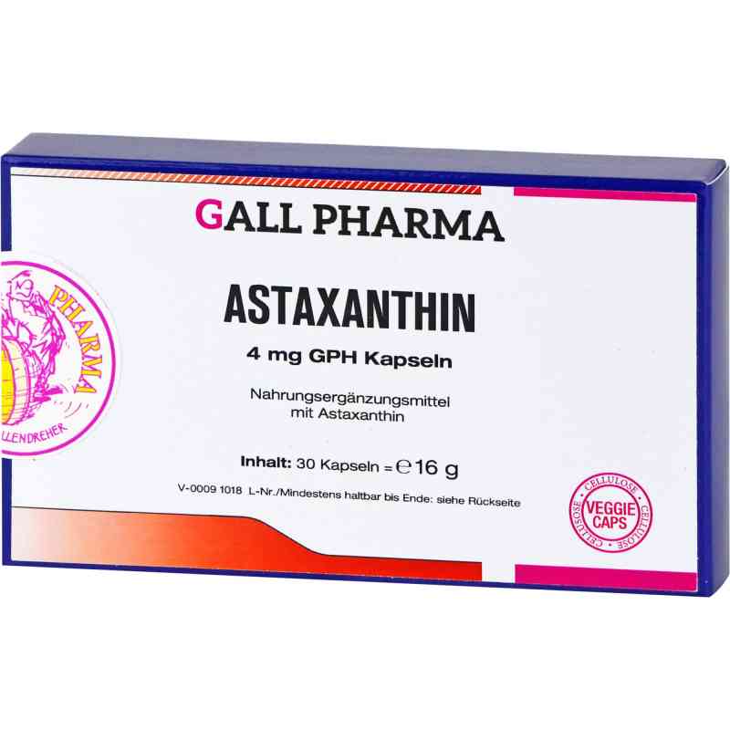 Astaxanthin 4 mg Gph Kapseln 30 stk von Hecht-Pharma GmbH PZN 04699333