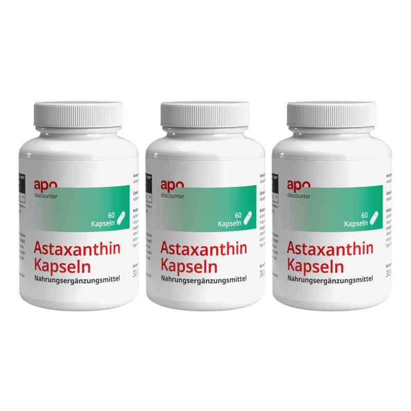 Astaxanthin 6 mg Kapseln von apodiscounter 3x60 stk von apo.com Group GmbH PZN 08102164