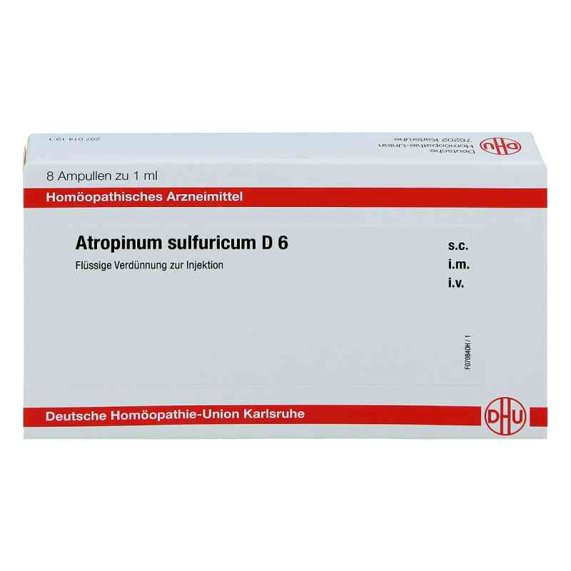 Atropinum Sulfuricum D6 Ampullen 8X1 ml von DHU-Arzneimittel GmbH & Co. KG PZN 11704299