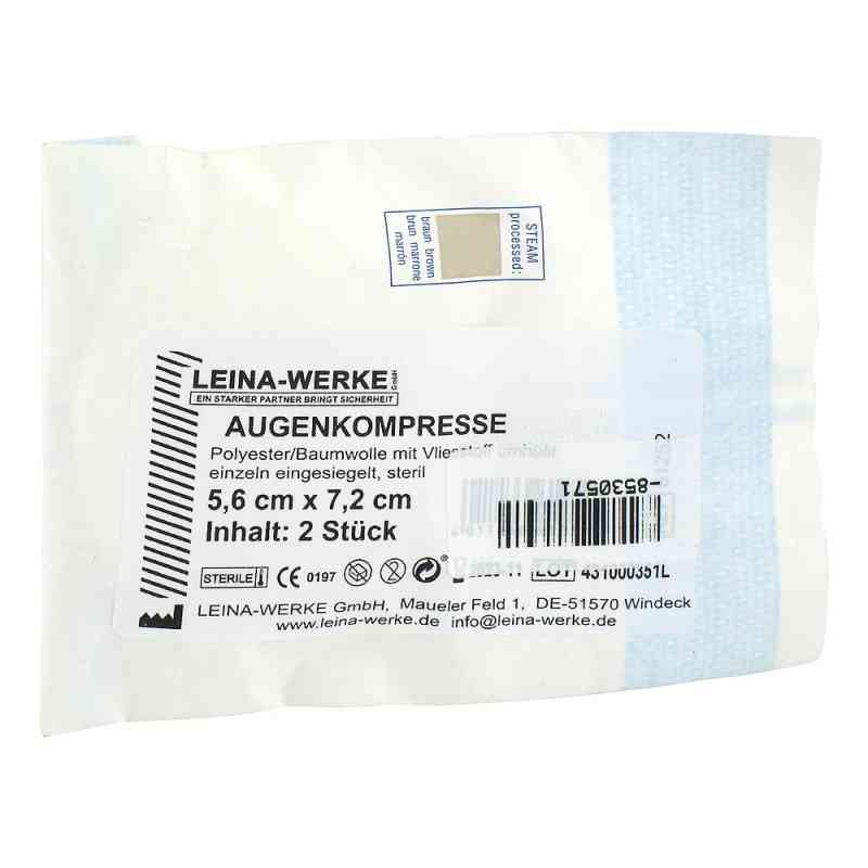 Augenkompressen steril 2 stk von Medi Kauf Braun GmbH & Co. KG PZN 08530571