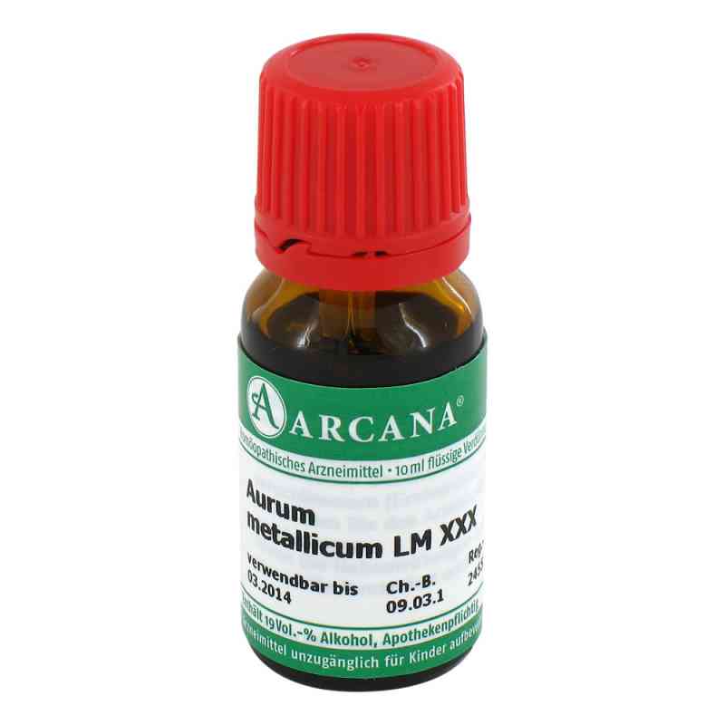 Aurum Metallicum Arcana Lm 30 Dilution 10 ml von ARCANA Dr. Sewerin GmbH & Co.KG PZN 02600833