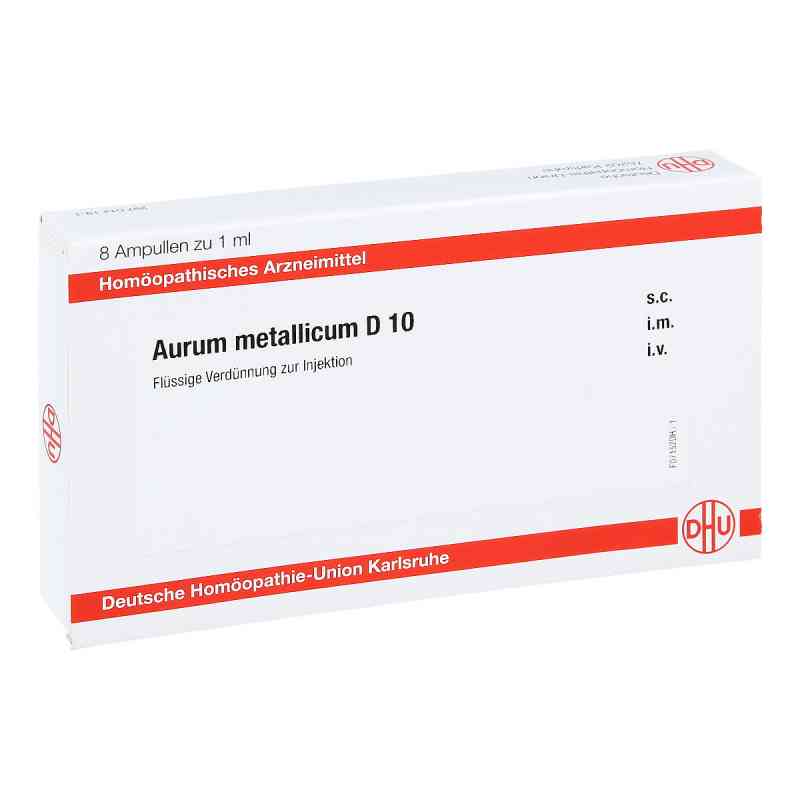 Aurum Metallicum D10 Ampullen 8X1 ml von DHU-Arzneimittel GmbH & Co. KG PZN 11704336