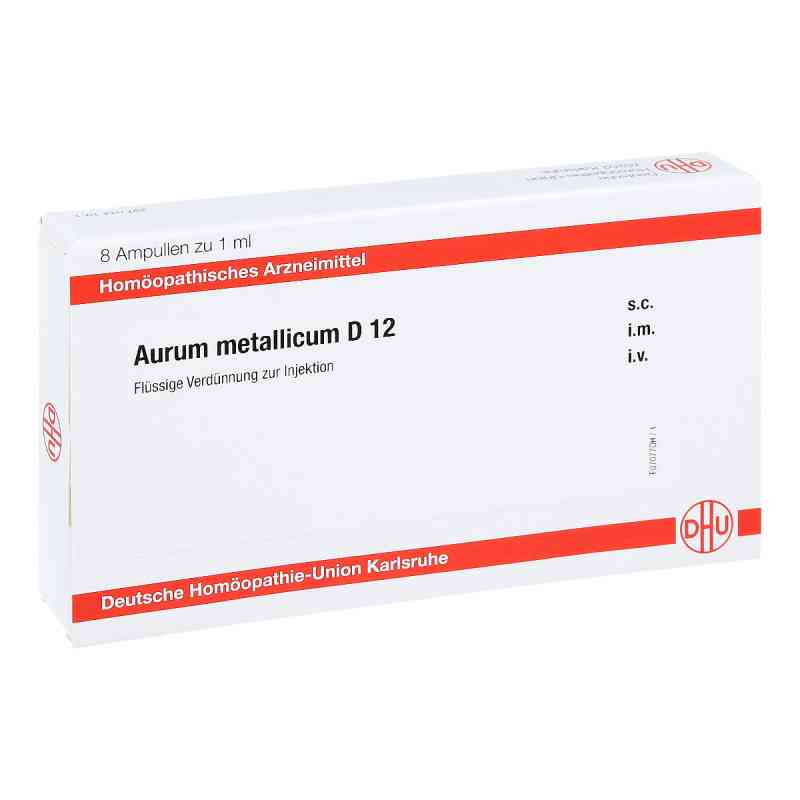 Aurum Metallicum D12 Ampullen 8X1 ml von DHU-Arzneimittel GmbH & Co. KG PZN 11704342