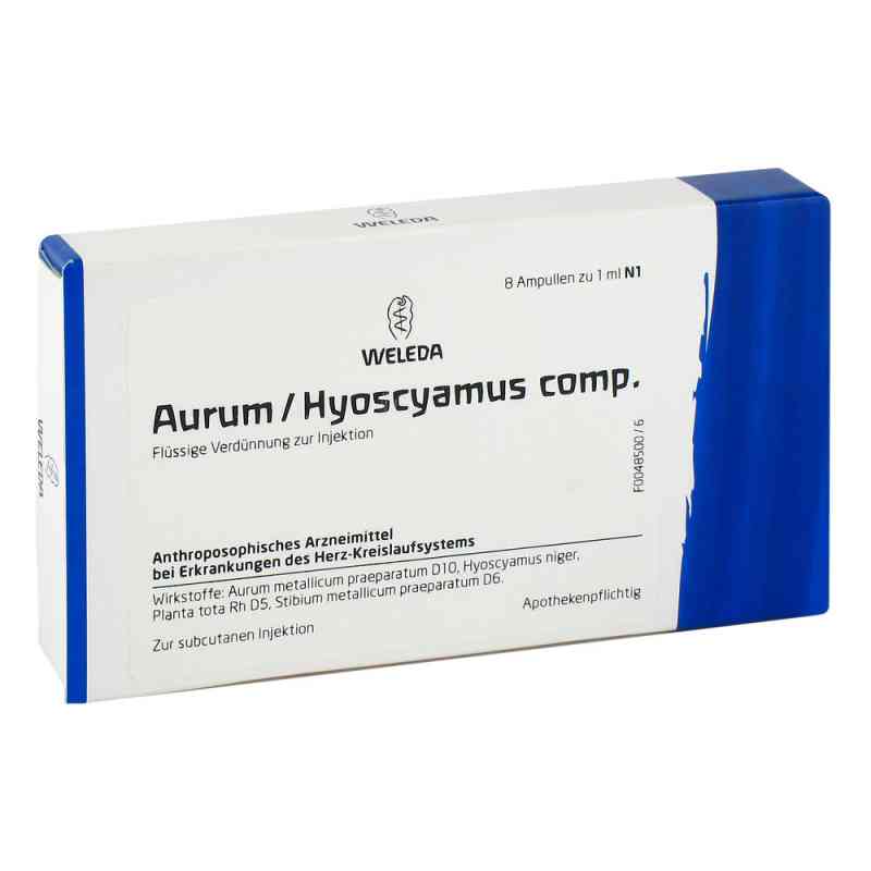 Aurum/hyoscyamus compositus Ampullen 8X1 ml von WELEDA AG PZN 01618972