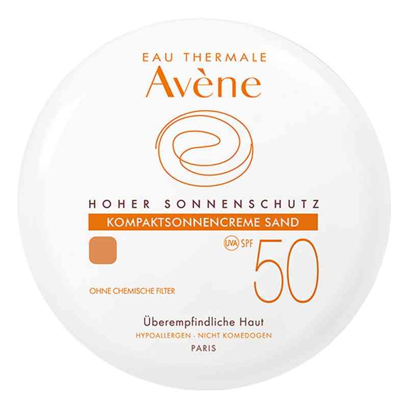 Avene Kompaktsonnencreme Spf 50 sand 2010 10 g von PIERRE FABRE DERMO KOSMETIK GmbH PZN 05874904