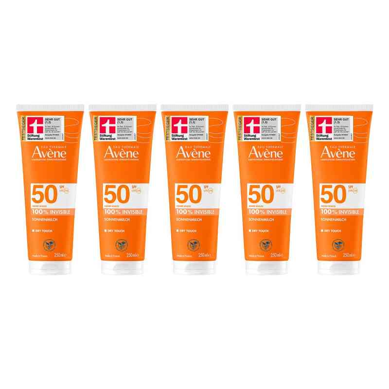 Avene Sonnenmilch Spf 50 5x250 ml von PIERRE FABRE DERMO KOSMETIK GmbH PZN 08104971