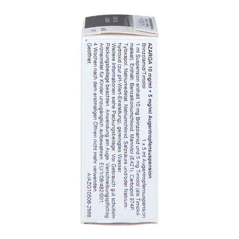 Azarga 10 mg/ml + 5 mg/ml Augentropfensuspension 5 ml