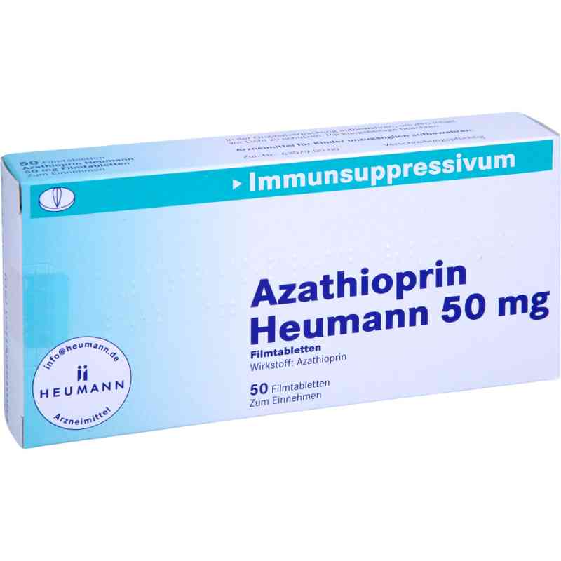 Azathioprin Heumann 50 mg Filmtabletten 50 stk von HEUMANN PHARMA GmbH & Co. Generica KG PZN 02407378